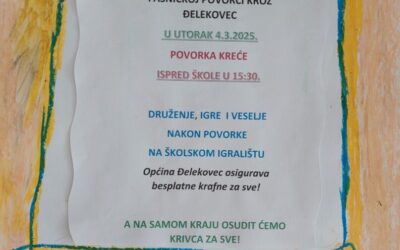 POZIVAMO VAS NA POVORKU I DRUŽENJE S MAŠKARAMA