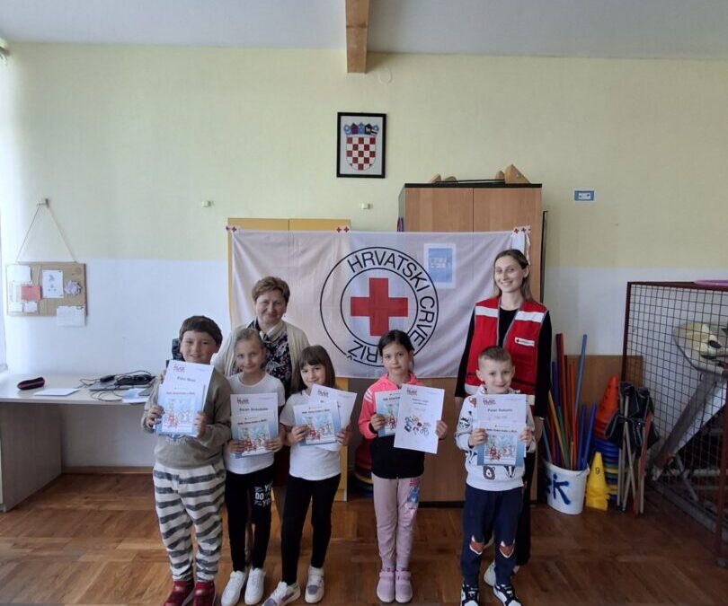 UČENICI 1.RAZREDA PRIMLJENI U PODMLADAK CRVENOG KRIŽA