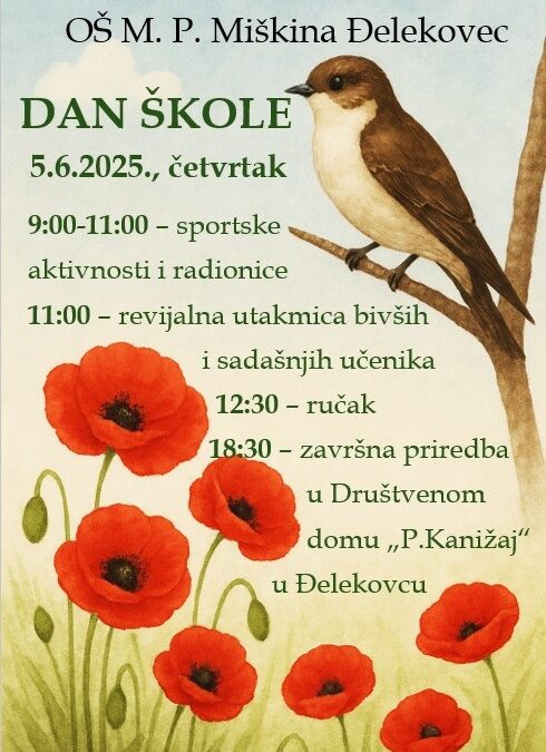PROSLAVITE S NAMA DAN NAŠE ŠKOLE!