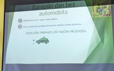 OBILJEŽAVANJE EUROPSKOG DANA BEZ AUTOMOBILA – 22.RUJNA