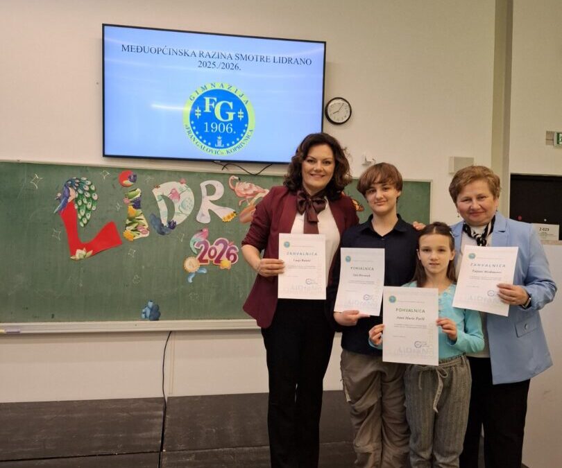 NAŠE UČENICE NA LIDRANU