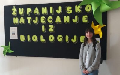 NIKA MATIĆ OSVOJILA 2.MJESTO NA ŽUPANIJSKOM NATJECANJU IZ BIOLOGIJE