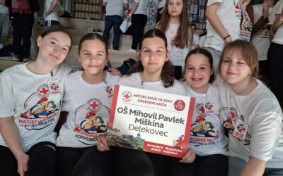 SUDJELOVANJE EKIPE PODMLATKA CRVENOG KRIŽA NA NATJECANJU MLADIH HCK